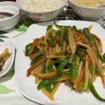 青椒肉絲定食(北京名菜(三和物産合同会社))