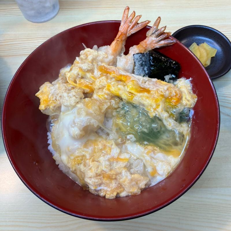 天とじ丼セット(手打うどん きぬや食堂)