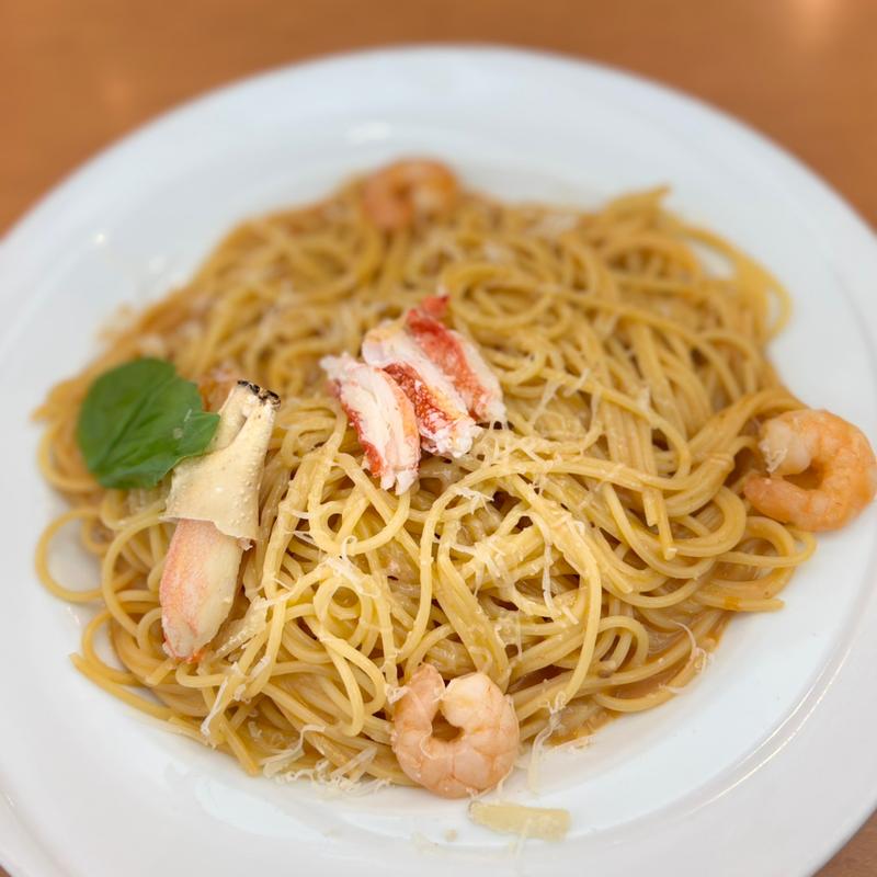 本ズワイガニと海老の 濃厚ビスク風パスタ　1.5倍(ココス アルプラザ亀岡前店 （COCO’S）)