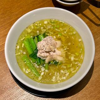 塩ラーメン(水餃子と胡椒シュウマイの二兎)