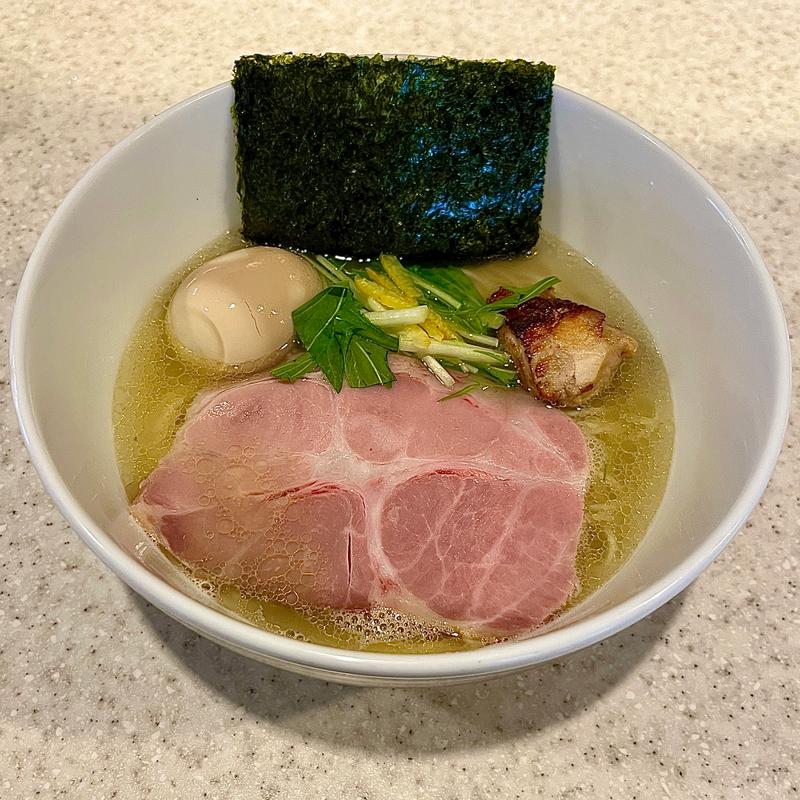 丸鶏柚子塩らぅめん(限定)(らぅめん考房ありがた屋)