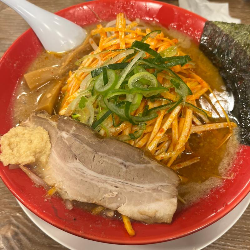 辛ねぎ味噌ラーメン(旭川味噌ラーメン ばんから上野店)