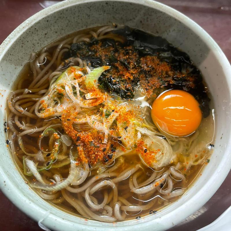 卵蕎麦(青海食堂)