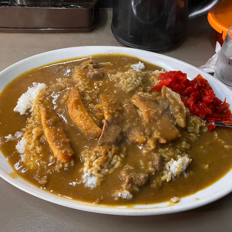 カレー(中)カツトッピング(カレーや マドラス 日本橋本店)