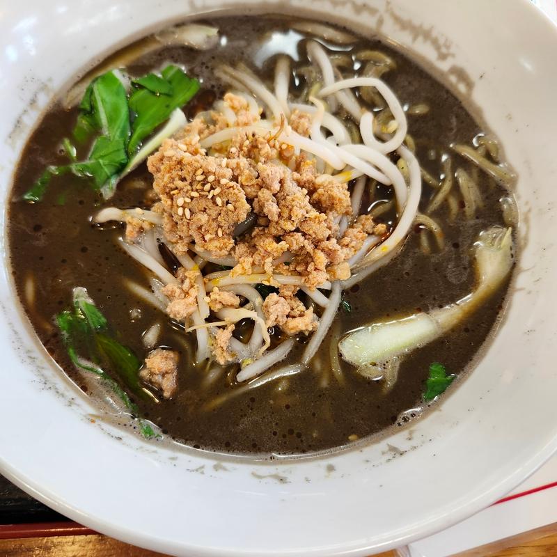 黒担々麺　限定(福楽 国場店)