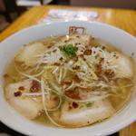 青唐ねぎ塩ラーメン(喜多方ラーメン 坂内 石川町店)