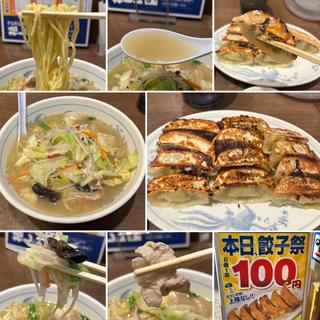 野菜タンメンに餃子W