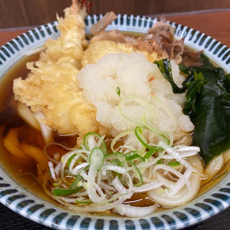 海老鷄天みぞれうどん(讃岐うどん いわい )