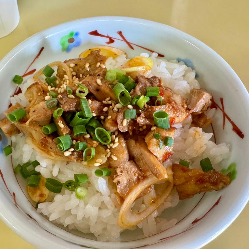 辛みネギチャーシューご飯(龍門瀑 )