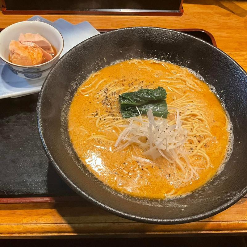 あん肝ラーメン(地魚料理とらーめん権吉)