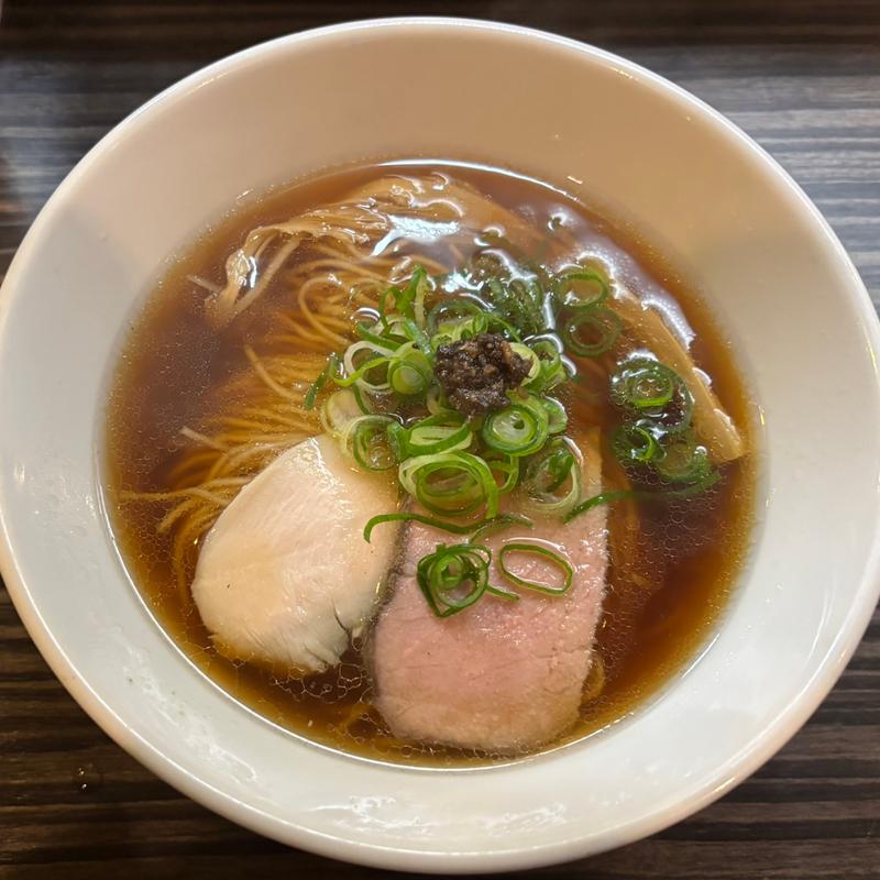 煮干しトリュフそば(志奈そば 田なか)