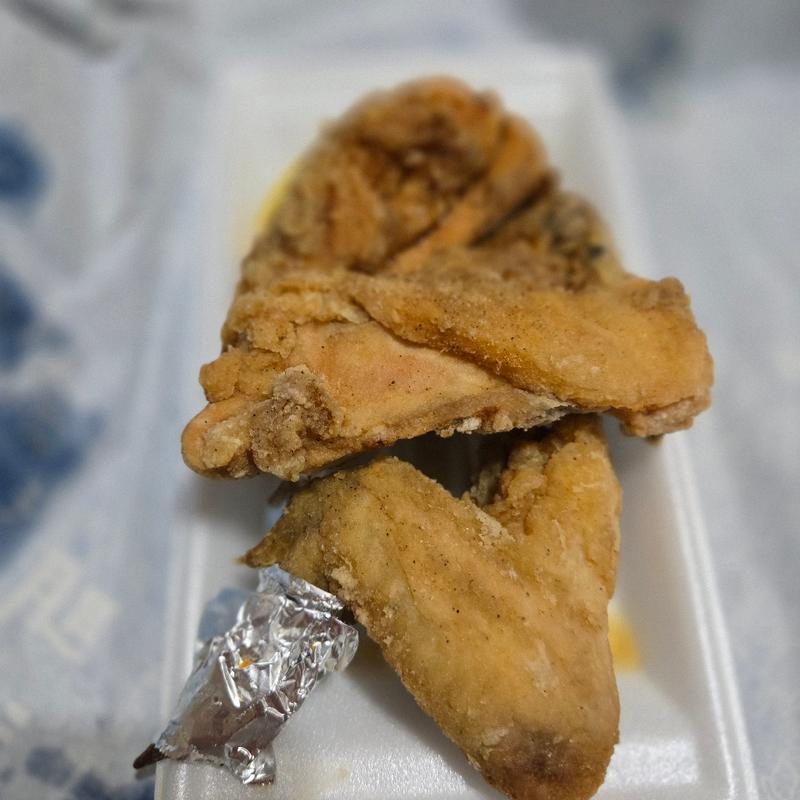 から揚げ(そば処 明治庵)