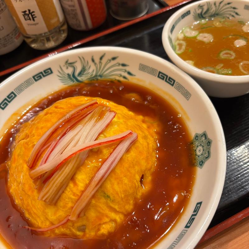 天津飯(日高屋 聖蹟桜ヶ丘東口店)