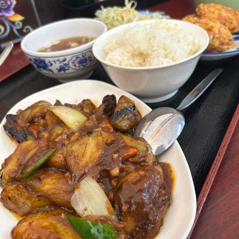 麻婆ナス定食(大華 )