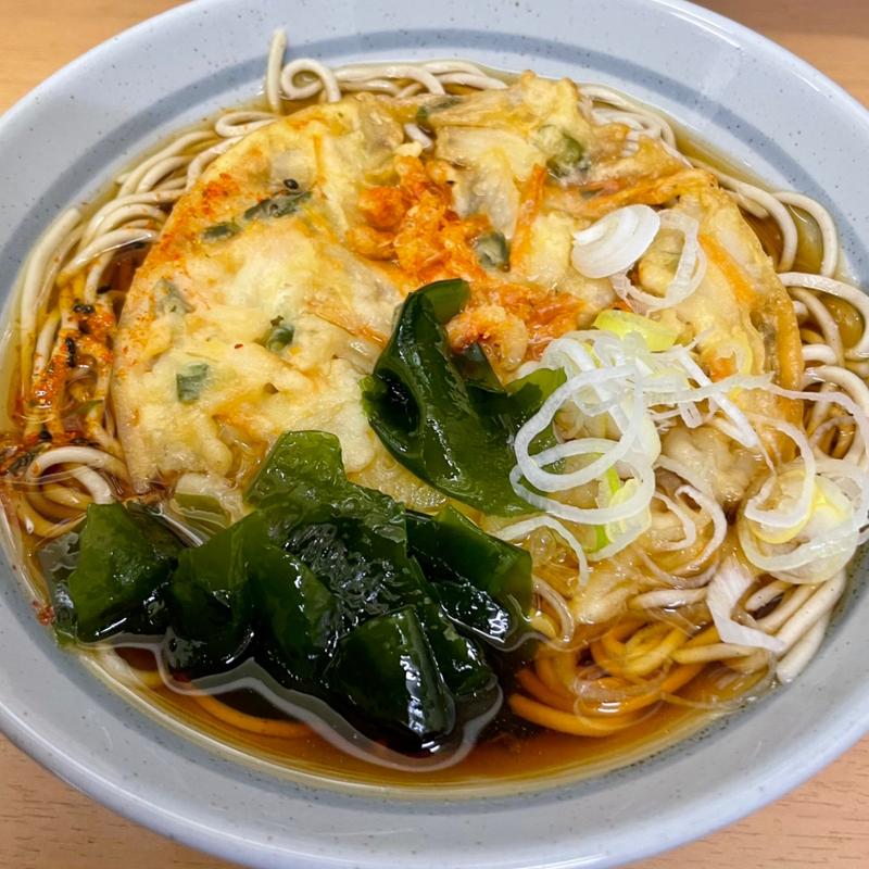 桜エビのせかき揚げ天そば(爽亭  JR池袋駅中央口（改札内）)