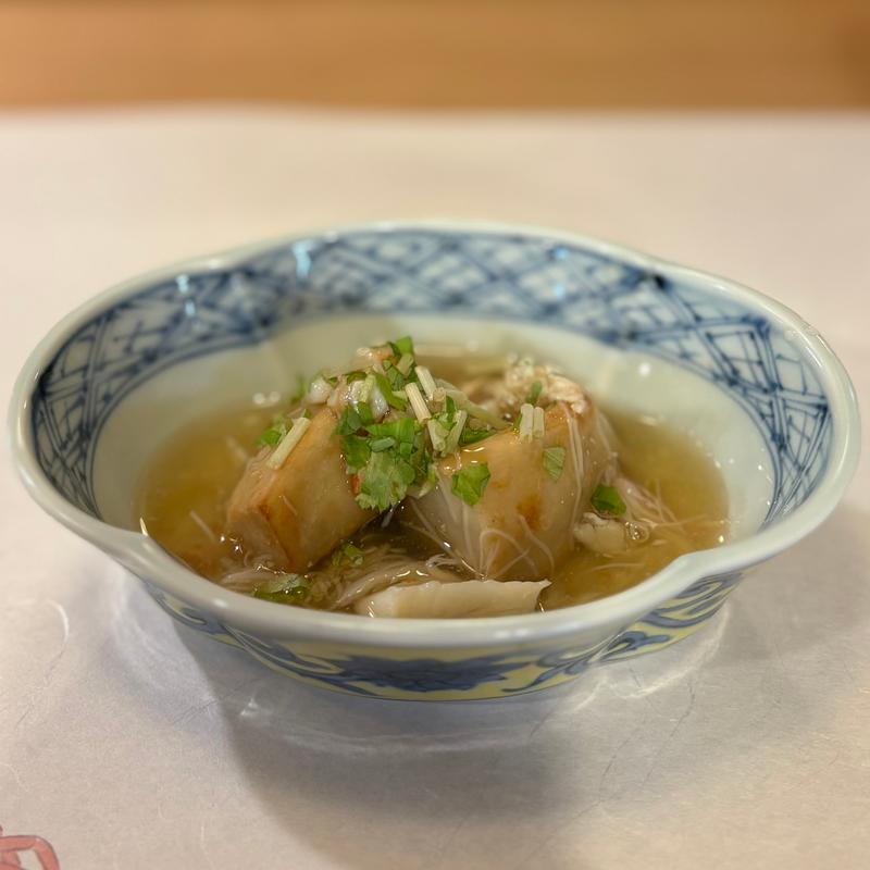 海老芋の唐揚げ蟹餡かけ(ひろ作 （ひろさく）)