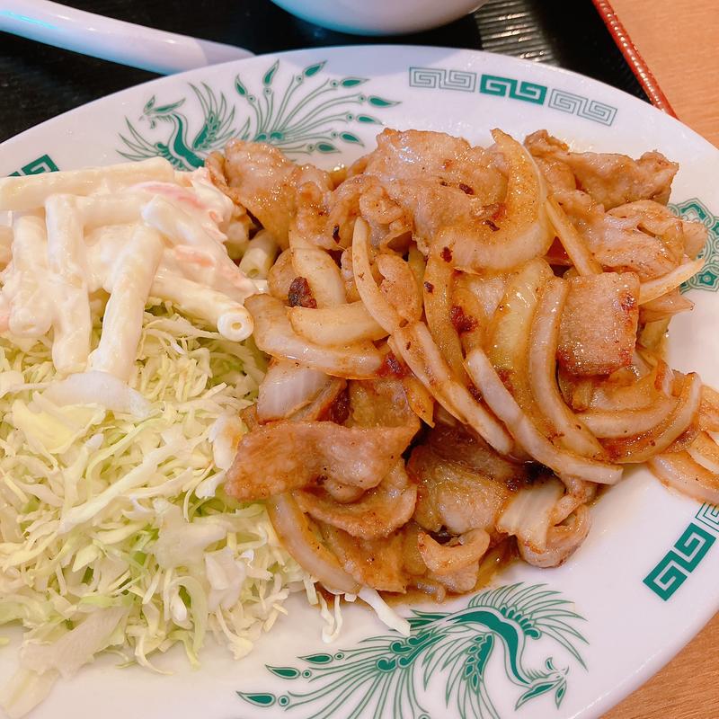 生姜焼き定食(日高屋 方南町駅前店)