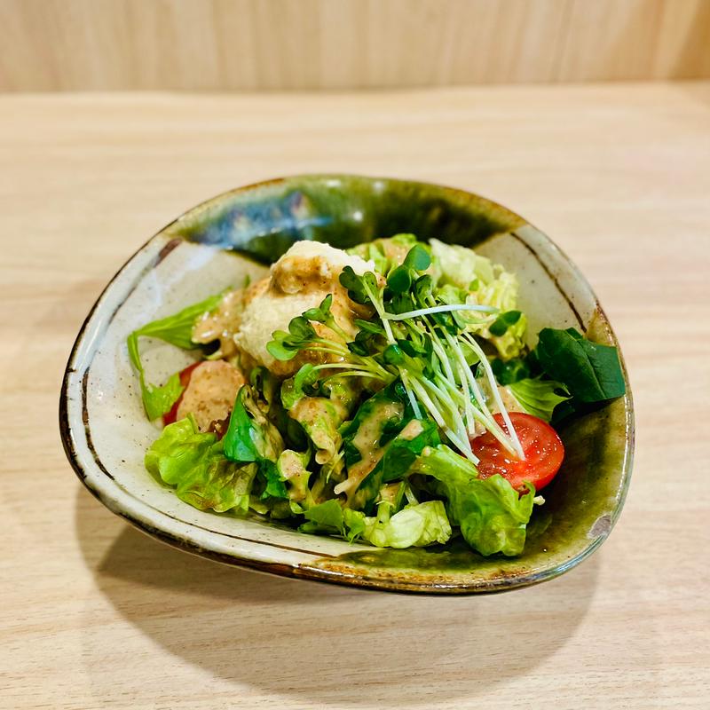 旬の特選串揚げ〆山形そばのコース　ポテトサラダ(和食と串揚げ 六角亭 （ろっかくてい）)