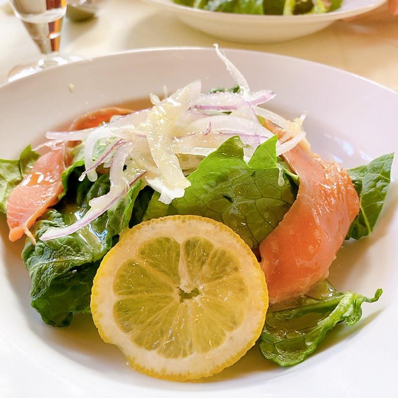 サラダセット（サーモンオニオンサラダ）(トラットリア マリオ )
