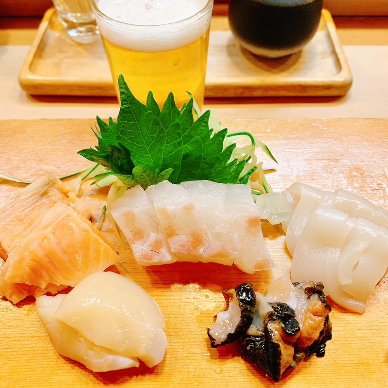 お任せ刺盛り(翁寿し （おきなずし）)