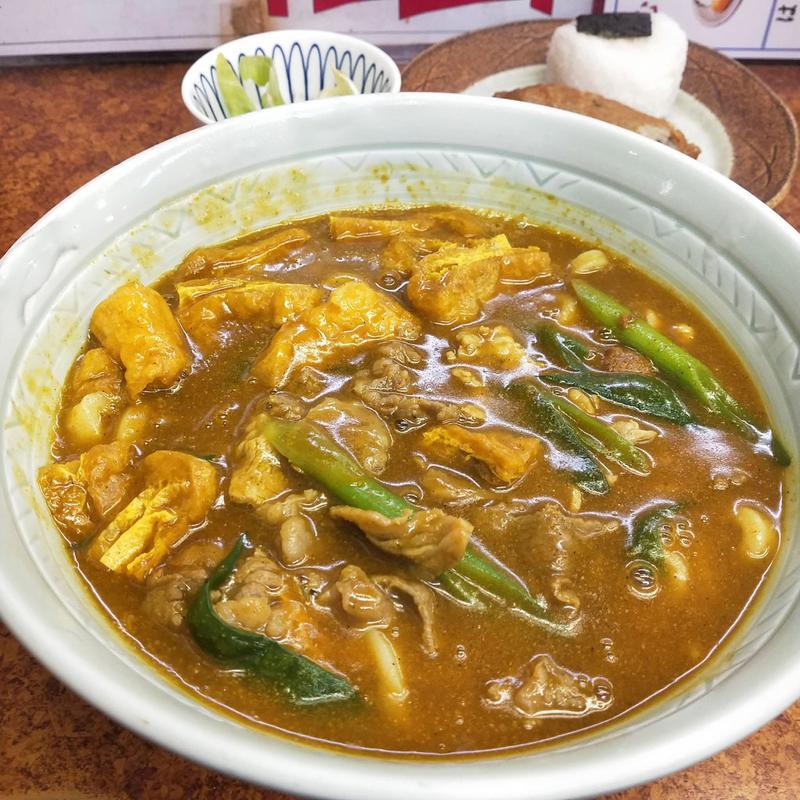 カレーうどん(川福流手打うどん 川福 本店)