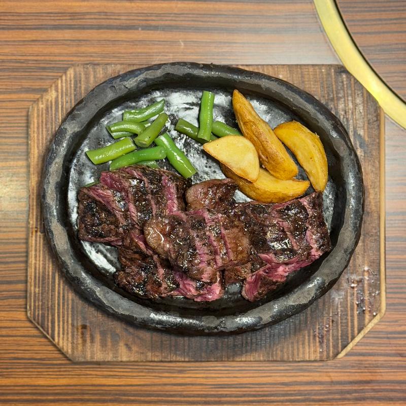 ハラミステーキ定食(肉料理 さかもと 藤井寺店)