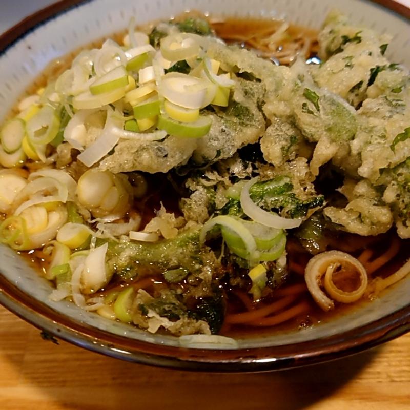 菜の花天ぷらそば(福そば )