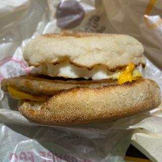 ソーセージエッグマフィン(マクドナルド 筑紫通り店)