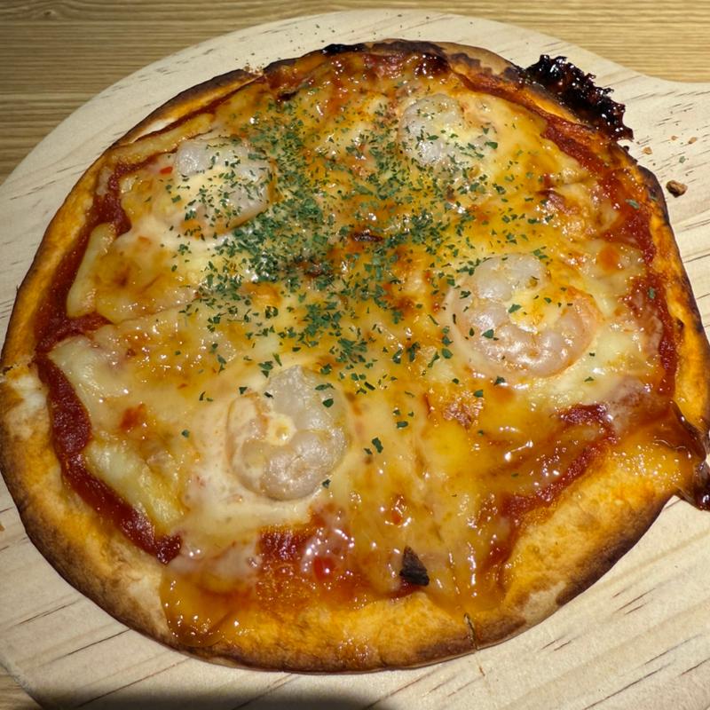 エビチリマヨピザ(スパイス＆ガーリック 亀ハウス グリナード永山店)
