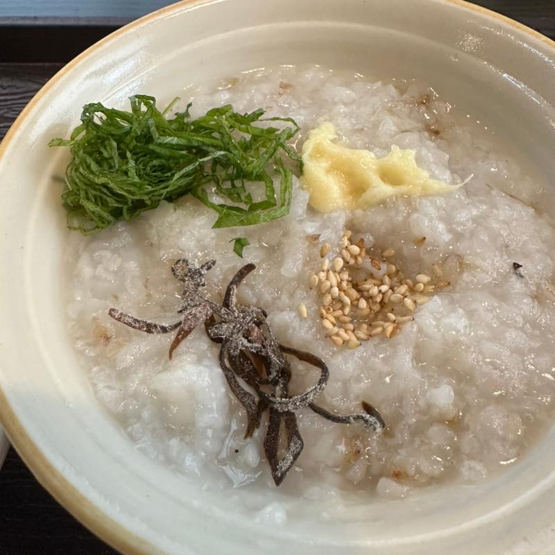 蕎麦がゆ(箱根茶寮深山)