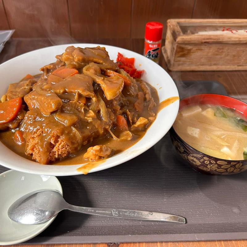 カツカレー 大盛(定食＆手打ちうどん アライ)