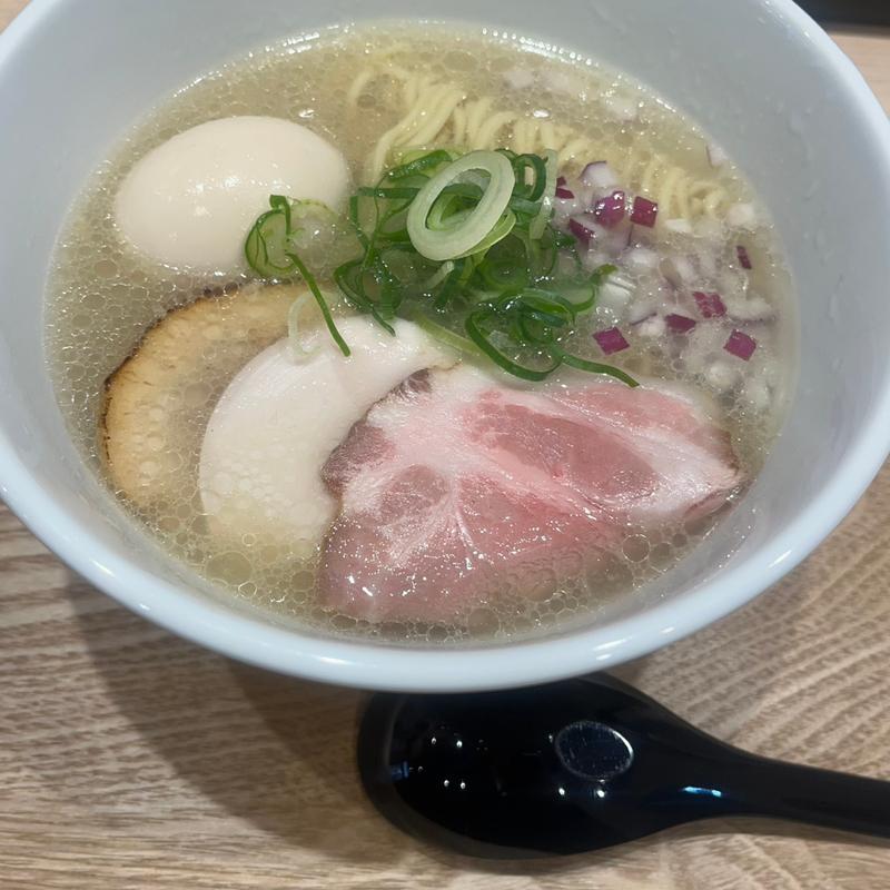 貝出汁中華そば（塩）(貝麺あおみ)