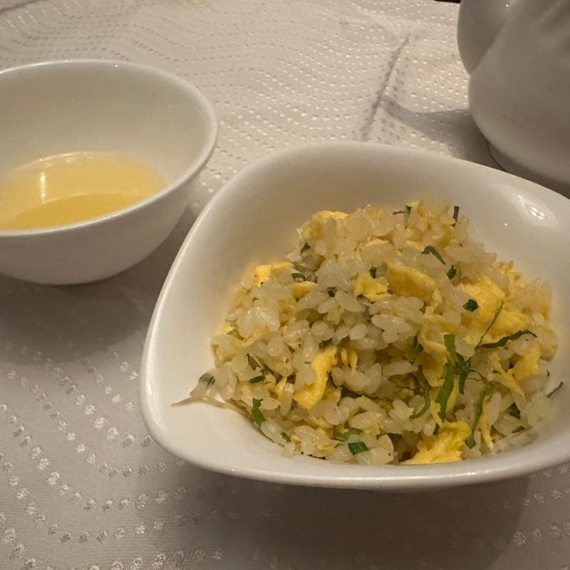 鯵の塩焼き入り炊き込みチャーハン(エクシブ箱根離宮 中国料理 翆陽)