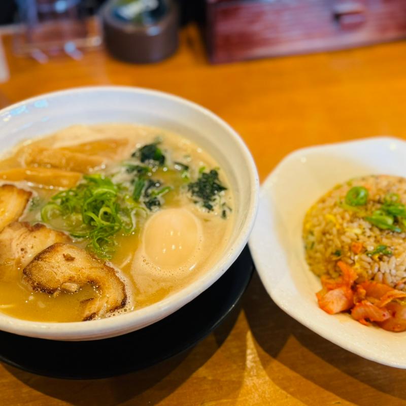 元味味玉炒飯セット(児玉屋ラーメン)
