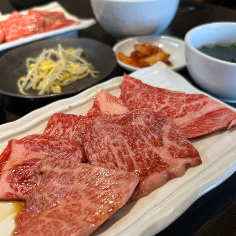 特上焼肉定食(焼肉 萬輝)