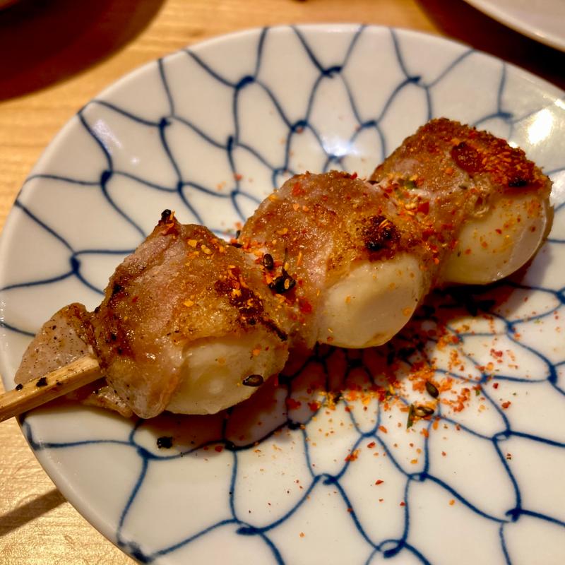 豚巻きうずら(新小岩 もつ焼のんき)