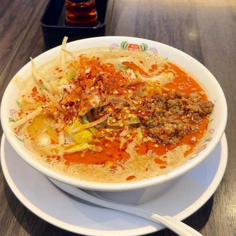 野菜たっぷり坦々麺(餃子の王将 京成曳舟駅前店)