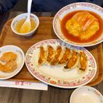 天津飯セット(餃子の王将 京成曳舟駅前店)