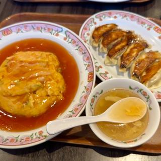 天津炒飯と餃子