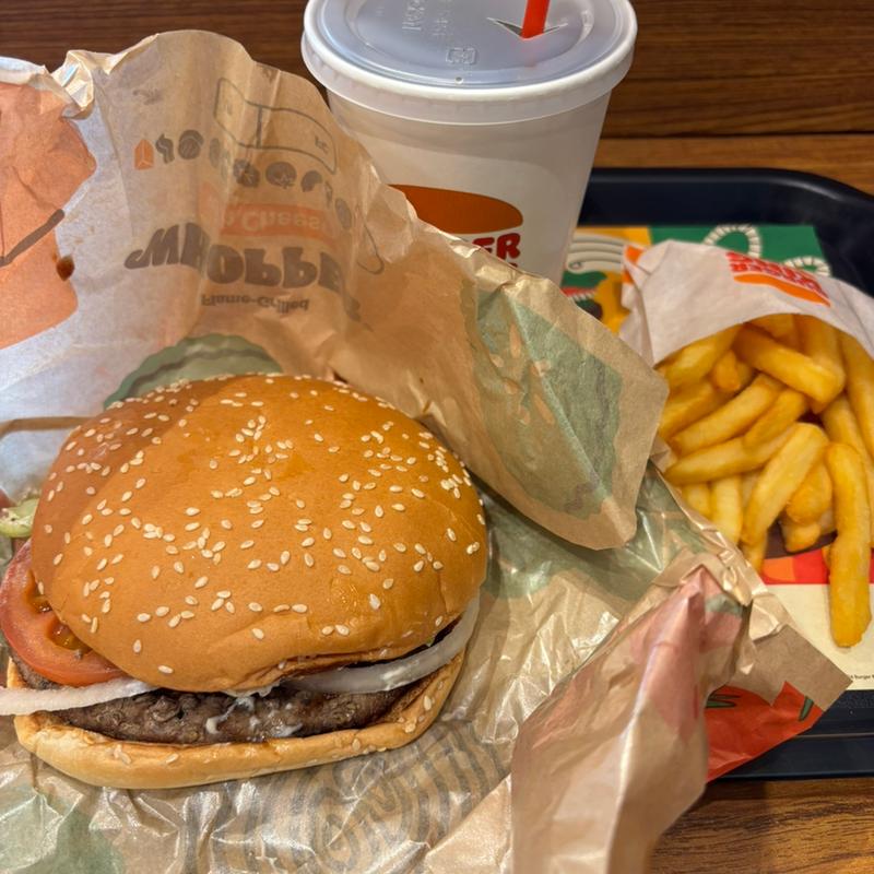 スモーキーBBQワッパーセット(バーガーキング イオンタウン岡崎美合店)