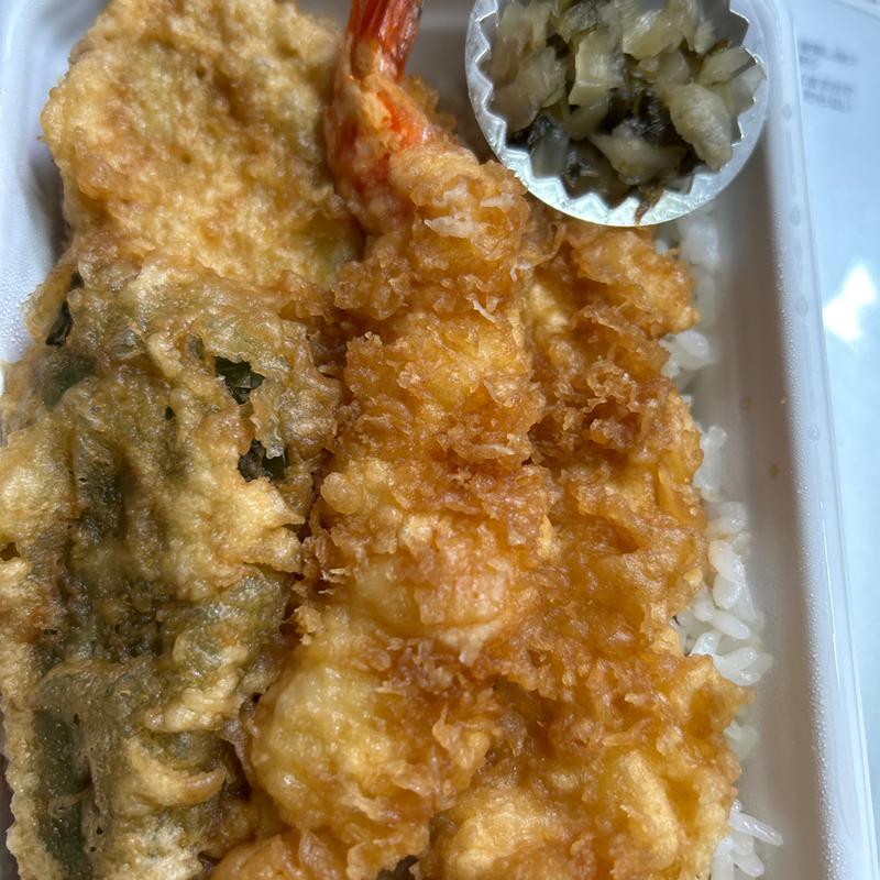 今月の天丼弁当(銀座天一 札幌東急店)