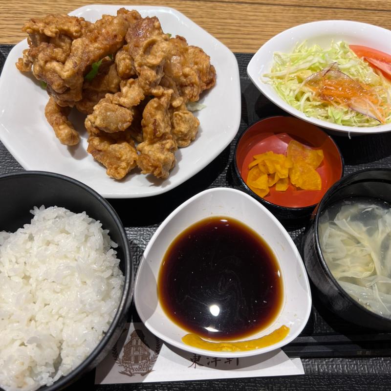 とり天定食(レストラン東洋軒 トキハ別府店)