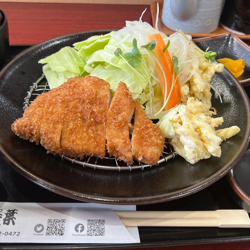 ロースカツ定食(とんかつ和佳葉 )
