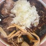 らーめん並  玉ねぎトッピング(梅乃家)