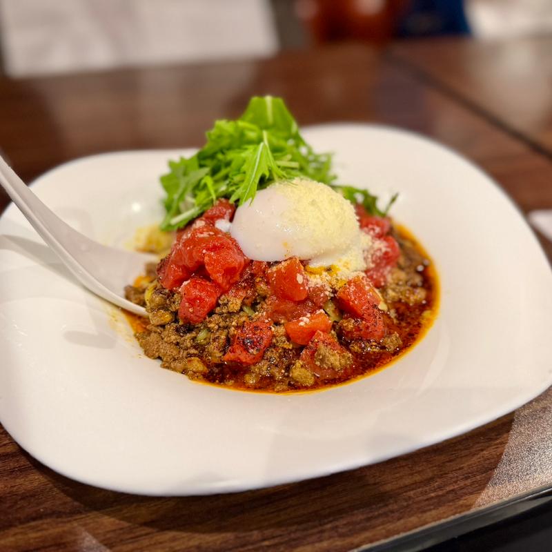 カレー担々麺(汁なし担担麺 ピリリ)