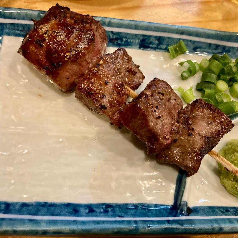 特選牛タン串(八郎酒場 本店)