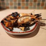 ぼたん海老の頭焼き
