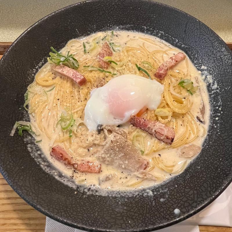 こななの豆乳カルボナーラ(こなな 阪急三番街店)