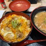 親子丼➕豚汁セット(鶏千 祖師ヶ谷大蔵店)