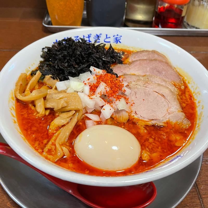 特製背脂煮干そば➕死辛(中華そば ぎと家)